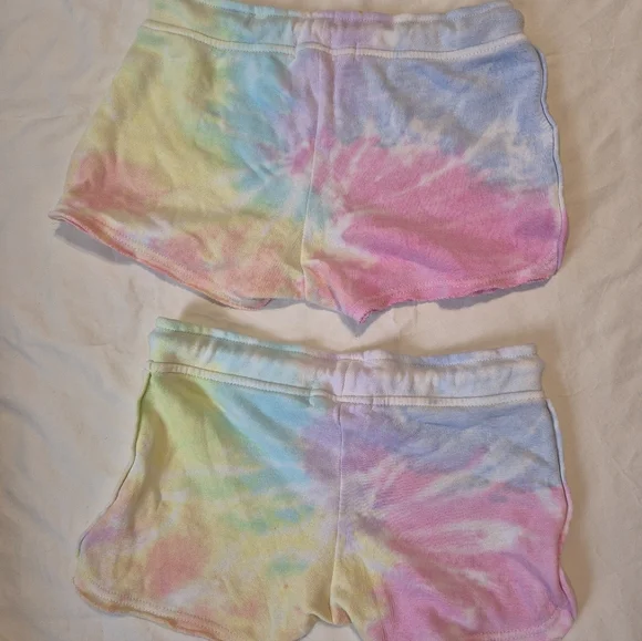 Tie Dye Los Angeles Short Shorts - Picture 2 of 2